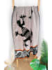 Le Comptoir de la Plage Strandlaken "Wakama - Eldorado" grijs/zwart - (L)175 x (B)100 cm