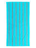 Le Comptoir de la Plage Strandlaken "Milonga" turquoise - (L)170 x (B)90 cm
