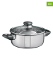 Chefware 2tlg. Edelstahl-Kochtopf "Sylt" - (H)9,5 x Ø 20 cm