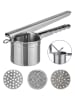 Chefware Edelstahl-Kartoffelpresse - (B)28,5 x (H)9 x (T)11,2 cm