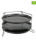 Chefware 4tlg. Pizzablech-Set in Schwarz