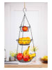 Chefware Kosz wiszący w kolorze czarnym - wys. 67 x Ø 28 cm