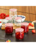 Chefware 6er-Set: Einmachgläser in Transparent/ Rot - 425 ml