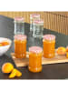 Chefware 6er-Set: Einmachgläser in Transparent/ Rot - 315 ml