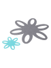 Chefware 2-delige set: panbeschermers grijs/turquoise