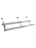 Chefware Roestvrijstalen theedoekenrek - (B)40 x (H)12 x (D)13,5 cm