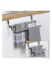 Chefware Edelstahl-Geschirrtuchhalter - (B)40 x (H)12 x (T)13,5 cm