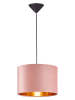 FISCHER & HONSEL Lampa wisząca "Aura" w kolorze jasnoróżowym - wys. 140 x Ø 30 cm