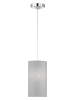 FISCHER & HONSEL Lampa wisząca "Thor" w kolorze szarym - szer. 150 x Ø 16 cm