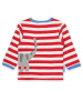 Toby Tiger Longsleeve "Cat" rood/wit