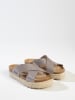 BACKSUN Pantoletten "Milano" in Grau