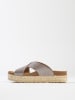 BACKSUN Pantoletten "Milano" in Grau