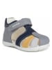 Geox Halbsandalen "Elthan" in Grau/ Dunkelblau