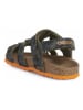 Geox Halbsandalen "Chalki" in Khaki/ Dunkelblau