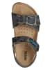 Geox Sandalen "Ghita" kaki/donkerblauw