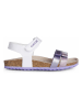 Geox Sandalen "Adriel" lila/wit