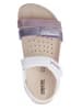 Geox Sandalen "Adriel" lila/wit