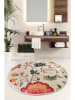 Colorful Cotton Badmat "Arya" beige/meerkleurig