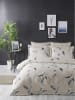 Colorful Cotton Renforcé beddengoedset "Feather" beige