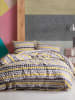 Colorful Cotton Komplet pościeli renforcé w kolorze żółto-szarym