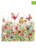 ppd 2-delige set: servetten "Flowerfield" wit/meerkleurig - 2x 20 stuks