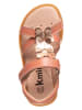 kmins Skórzane sandały w kolorze brzoskwiniowym