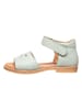 kmins Leder-Sandalen in Hellgrün