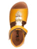 kmins Leder-Sandalen in Senf