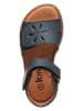 kmins Leder-Sandalen in Dunkelblau