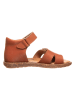 kmins Leren sandalen lichtbruin
