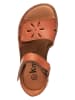 kmins Leren sandalen lichtbruin