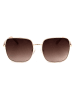 Guess Damen-Sonnenbrille in Braun/ Gold