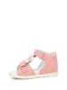 Bartek Leder-Sandalen in Rosa/ Weiß
