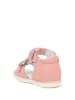 Bartek Leder-Sandalen in Rosa/ Weiß