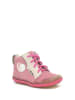 Bartek Leder-Sneakers in Rosa/ Creme