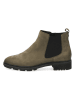 Caprice Leren boots olijfgroen
