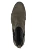 Caprice Leren boots olijfgroen