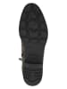 Caprice Leder-Boots in Oliv