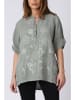 Plus Size Company Linnen blouse "Kenza" kaki