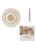 THE HOME DECO FACTORY Dywan w kolorze beżowo-kremowym z juty - Ø 90 cm