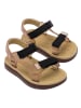 Melissa Sandalen in Schwarz/ Beige