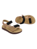 Melissa Sandalen in Schwarz/ Beige