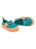 Melissa Ballerina's met bandje petrol/oranje