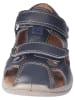 PEPINO Leder-Halbsandalen "Kaspi" in Dunkelblau