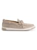 TRAVELIN' Leder-Mokassins "Falmouth" in Grau