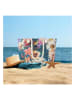 Descanso Strandtasche "Novara" in Blau/ Bunt - (B)60 x (H)43 cm
