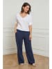 Curvy Lady Linnen blouse wit