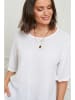 Curvy Lady Leinen-Shirt in Weiß