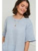 Curvy Lady Leinen-Shirt in Hellblau