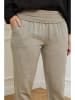 Curvy Lady Leinen-Hose "Provence" in Taupe